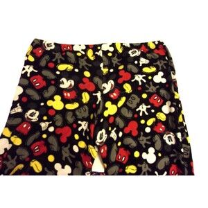 Disney Mickey Mouse Pajama Lounging Pants Fleece Sz. XXL  High Rise